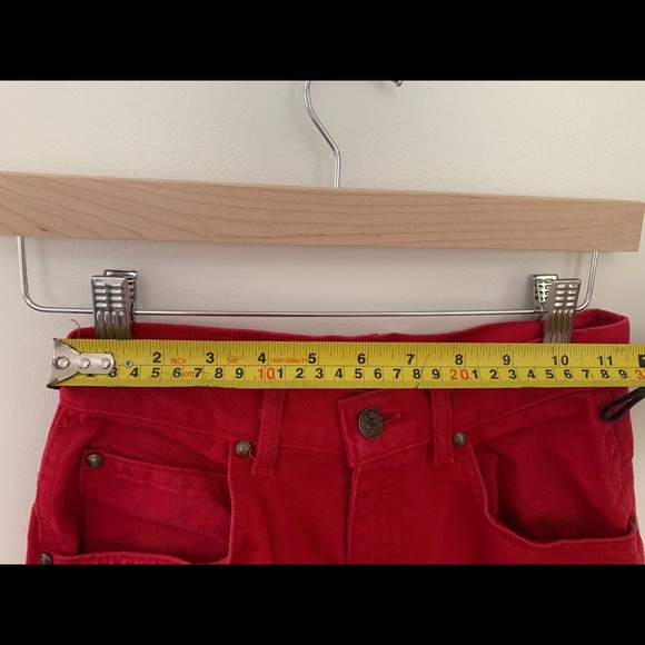 Red Mom Jeans - Picture 2 of 4